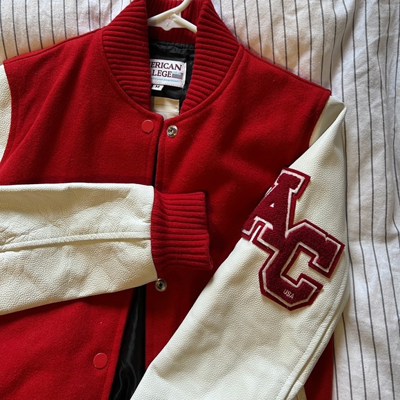 american college usa Jackets & Blazers - Teddy Varsity jacket